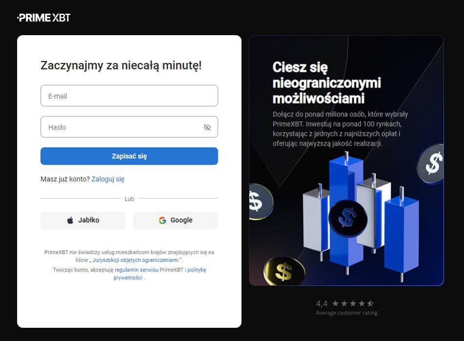PrimeXBT Exchange Rewolucja w handlu kryptowalutami