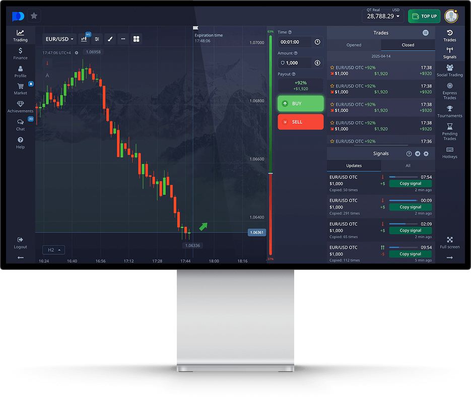 Обзор покет опшн демо как освоить платформу с нуля