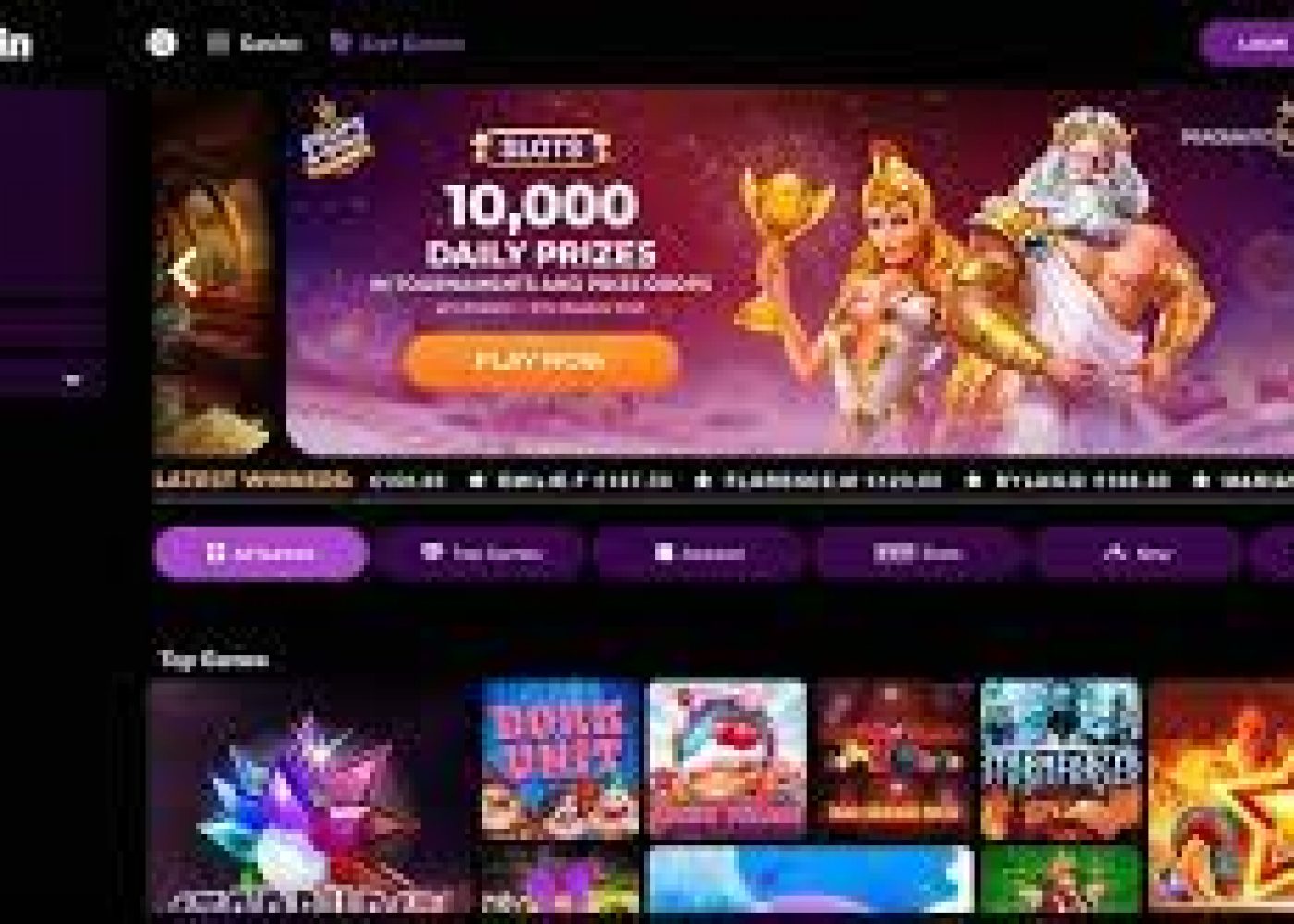 Codes bonus du casino GratoWin